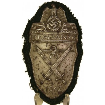 WW2 German sleeve shield award - Demjansk 1942. Espenlaub militaria