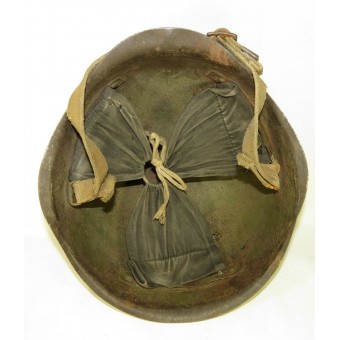 Russian WW2 Steel helmet M40, variant with 6 rivets, repainted.. Espenlaub militaria