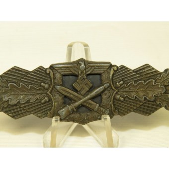 C.E. Juncker Nahkampfspange / Close combat clasp in Bronze.. Espenlaub militaria