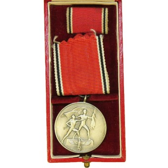 Commemorative Medal for 13 March 1938, cased. Anschluss Austria. Medaille zur Erinnerung an den 13. März 1938