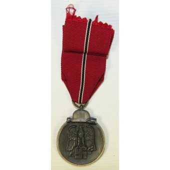 Eastern front medal 1941/42. WIO Medaille, silver/black finish. Mint.. Espenlaub militaria