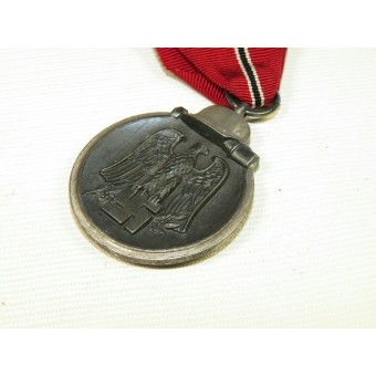 Eastern front medal 1941/42. WIO Medaille, silver/black finish. Mint.. Espenlaub militaria