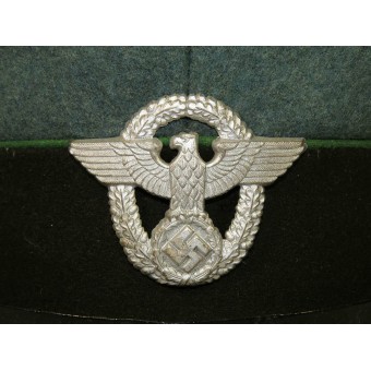 German WW2 Ordnungspolizei police visor hat for enlisted ranks. Espenlaub militaria