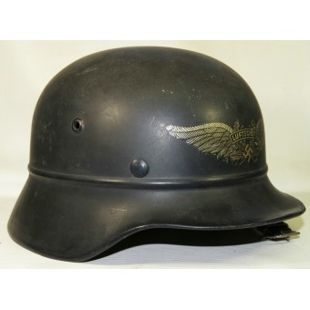 Luftschutz Steel helmet for anti aircraft  defense forces of 3rd Reich. Model 1935.. Espenlaub militaria
