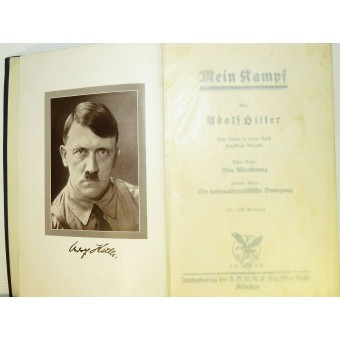 Mein Kampf by Adolf Hitler 1934 year issue. Espenlaub militaria