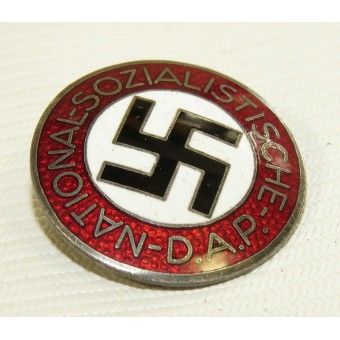 NSDAP party member lapel pin M1/72 RZM - Fritz Zimmermann, Stuttgart. Espenlaub militaria