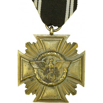NSDAP Service Cross, bronze for 10 years of service. NSDAP Dienstauszeichnung, 3.Klasse. Espenlaub militaria