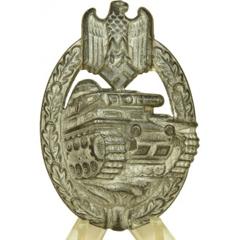 Tank assault badge - Siver. Panzerkampfabzeichen in Silber. Espenlaub militaria