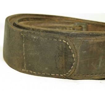 WW2 German leather belt. Ostfront remake.. Espenlaub militaria