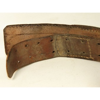 WW2 German leather belt. Ostfront remake.. Espenlaub militaria