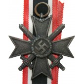 War Merit Cross with swords 1939 2 class, Arno Wallpach - "108" marked on the ring