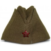 WW2 Red Army side cap, M1935, Lend-lease American wool 