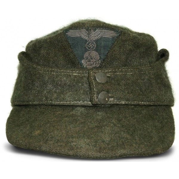Waffen-SS M43 cap sur le terrain, SS 