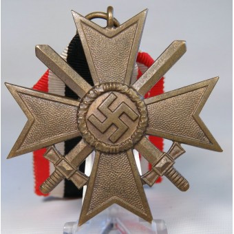 German War merit cross 1939 ( KVK), second class w/swords. Bronze. Espenlaub militaria