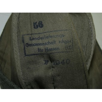 M 38 Wehrmacht Heer side hat for veterinary service/HQ or Nebelwerfer. Espenlaub militaria