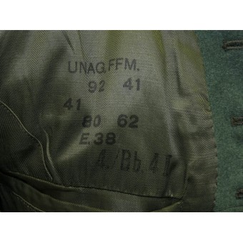 Waffenrock for Unteroffizier in 4 Komp Beobachter Batterie 4. Balloon artillery observer