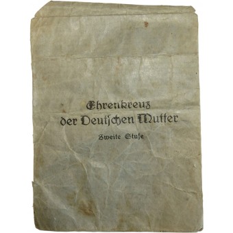 Package of issue. Ehrenkreuz der deutschen Mutter 2. Espenlaub militaria
