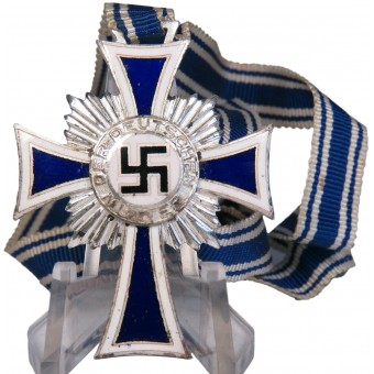 A.Hitler inscribed on the reverse German mother cross, 2 class. Frosted silvering. Espenlaub militaria