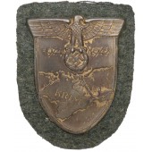 Shield for the Crimean campaign of 1941-1942. Zinc