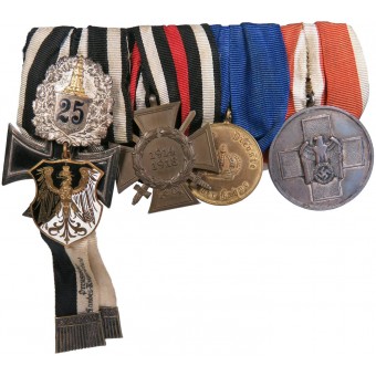 Medal bar for a veteran of the First World War. Espenlaub militaria