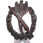 Infanterie Sturmabzeichen in bronze by Schickle/BH Mayer