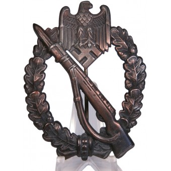 Infanterie Sturmabzeichen in bronze by Schickle/BH Mayer. Espenlaub militaria