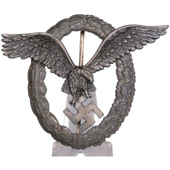 Luftwaffe pilots badge, Assmann. (Flugzeugführerabzeichen) near mint. Espenlaub militaria