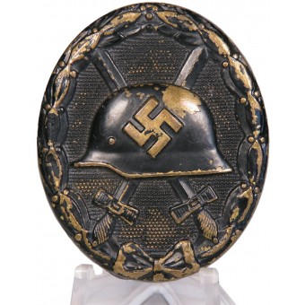 Wound badge 1939 black class, PKZ 30 - Hauptmünzamt. Espenlaub militaria