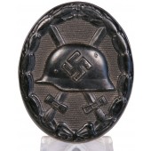 Wound badge in black, 1939. Wilhelm Deumer. LDO L/11. Iron