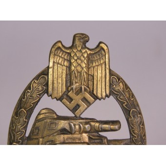Panzerkampfabzeichen in Bronze KWM, Karl Wurster. Espenlaub militaria