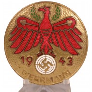 Wehrmann 1943-Golden grade badge of the winner of the competition in military service
