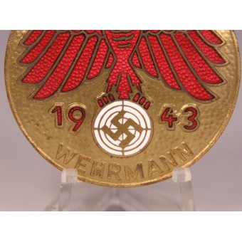 Wehrmann 1943-Golden grade badge of the winner of the competition in military service. Espenlaub militaria