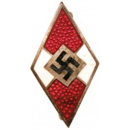 Early Hitler Youth badge RZM No. 34-Karl Wurster
