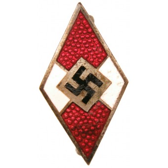 Early Hitler Youth badge RZM No. 34-Karl Wurster. Espenlaub militaria
