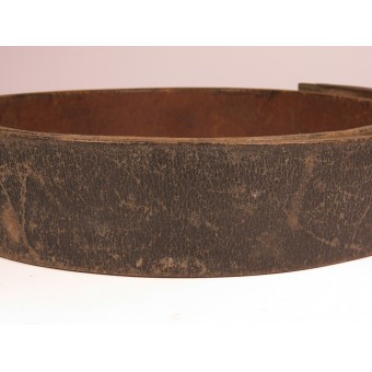 The German leather combat belt of the Wehrmacht or Waffen-SS. Eastern front. Espenlaub militaria