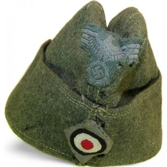 Salty condition M 38 side hat with M 40 insignia. Espenlaub militaria