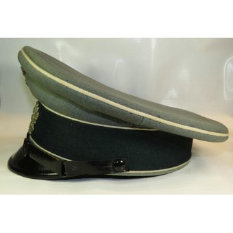 Third Reich Wehrmacht Heeres Infantry, private purchased  visor hat. Espenlaub militaria