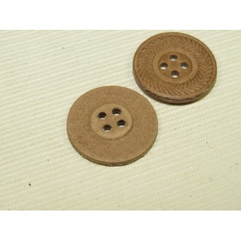 20 mm paper buttons for uniform - Wehrmacht Heer, Lufftwaffe, Waffen SS, RAD. Espenlaub militaria
