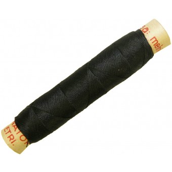 Black vintage cotton thread, 50 meters. Espenlaub militaria