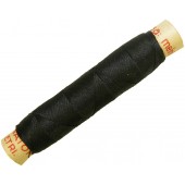 Black vintage cotton thread, 50 meters
