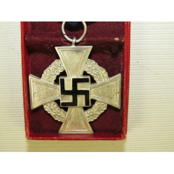 Faithful Service Cross for 25 years service-Treuedienst Ehrenzeichen in Silber. 25 years service. Espenlaub militaria