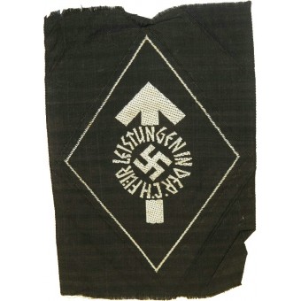 HJ Proficiency Badge - Fuer leistungen in der H.J. Cloth version on black, black class. Espenlaub militaria