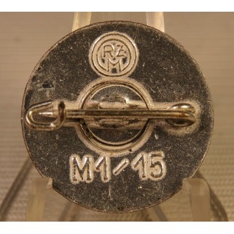 NSDAP member badge M 1/15 RZM Ferdinand Hoffstatter-Bonn. Espenlaub militaria
