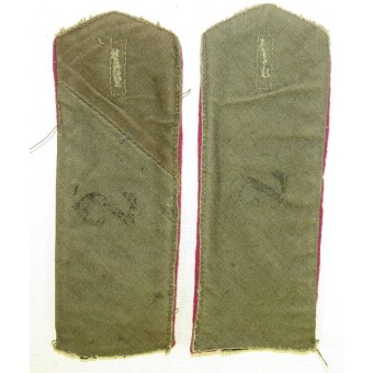Soviet Army- RKKA shoulder boards in rank private of infantry, field, sew in type. Espenlaub militaria