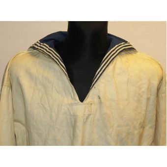 Soviet RKKF- navy white summer shirt for enlisted personnel. Espenlaub militaria