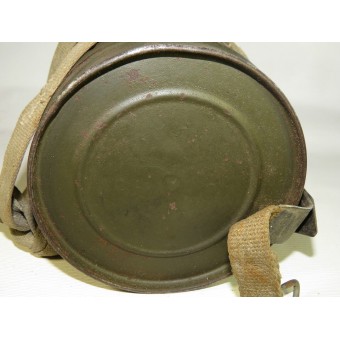 Waffen SS or Wehrmacht Heer late war issue M 39 gasmask canister. Espenlaub militaria