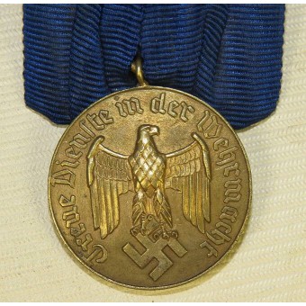 Wehrmacht Long Service Medal -12 Years, Treue Dienste in der Wehrmacht Medaille- 12 Jahre. Espenlaub militaria