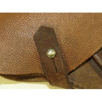 WW2 Soviet Russian TT-33 pebbled brown leather holster. Espenlaub militaria