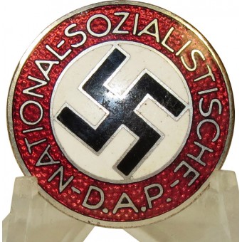 3rd Reich Enameled NSDAP badge,  M 1/34 RZM. Espenlaub militaria