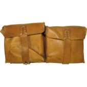 Brown leather ammopouch for G43 rifle. ROS44